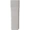 Ekena Millwork 1 3/4"W x 4"D x 6"H Clarksville Wood Vintage Decor Bracket, Chalk Dust White BKTWD02X04X06CVWH - alternate 2
